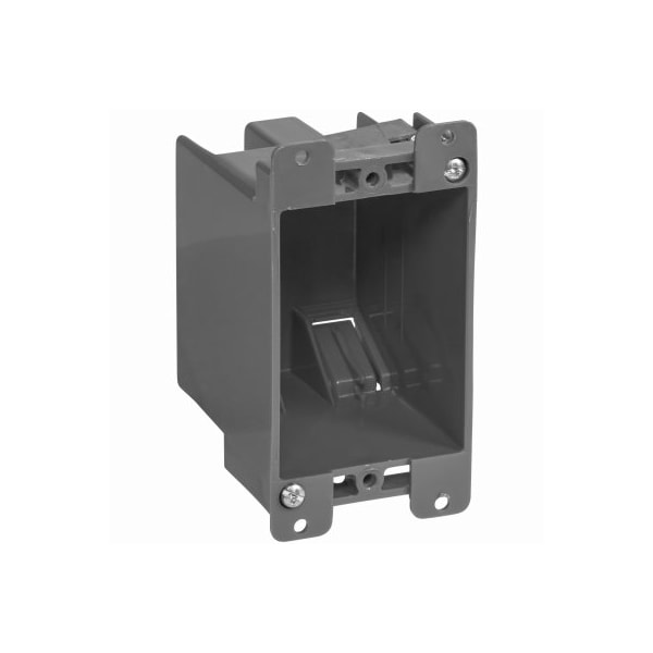 Ecm Industries Electrical Box, 14 cu in, Old Work Outlet Box Type, 1 Gang - BOX-RS14
