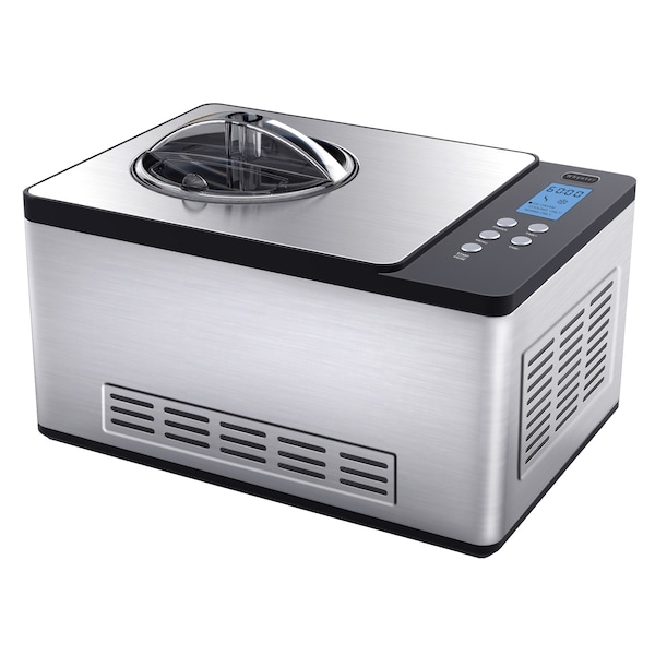 Whynter Ice Cream Maker, Stainless Steel, Overall Depth - Ice Machines: 11" - ICM-200LS