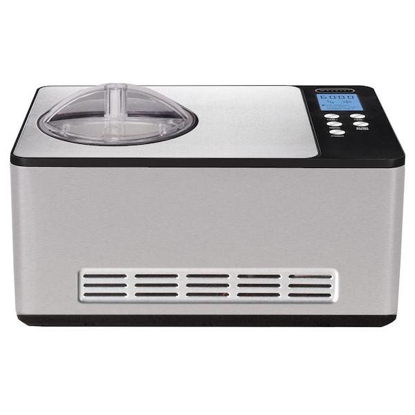 Whynter Ice Cream Maker, Stainless Steel, Overall Depth - Ice Machines: 11" - ICM-200LS