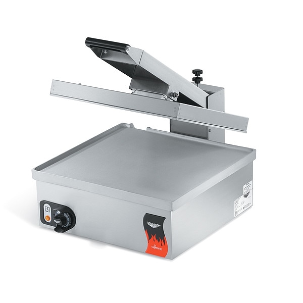 Vollrath Sandwich Press, Flat, 1800W, Aluminum - PSG4-SSF120