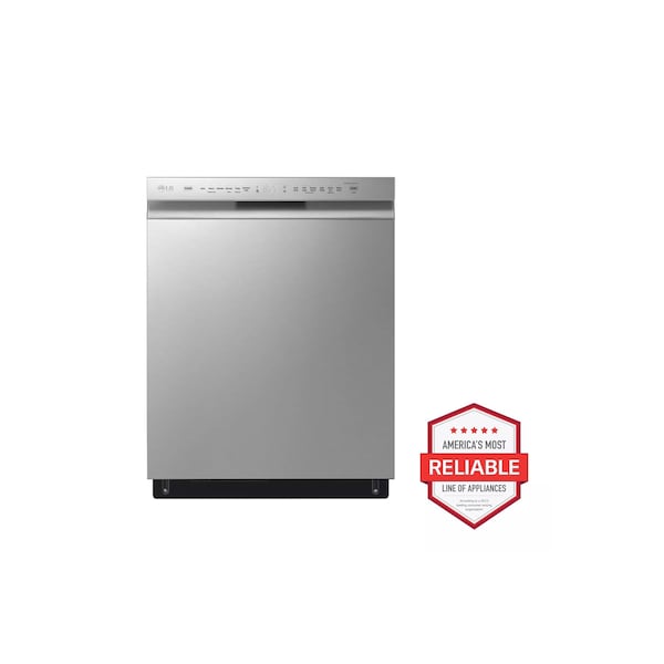 Almo 24-Inch QuadWash Dishwasher with 9 Programs, Stainless Steel - LDFN4542S