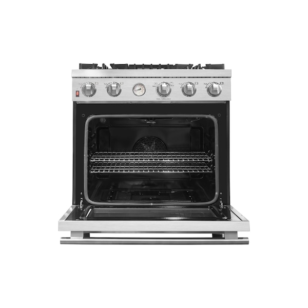 Forno Moraduccio 30In. Freestanding Gas Range, 4 Burners - FFSGS6228-30S