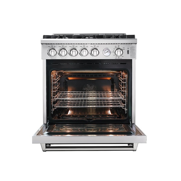 Forno Lseo Professional 30In. Freestanding Gas Range - FFSGS6275-30