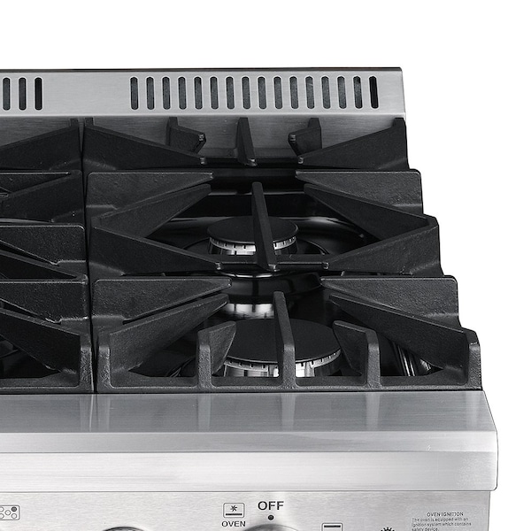 Forno Lseo Professional 30In. Freestanding Gas Range - FFSGS6275-30