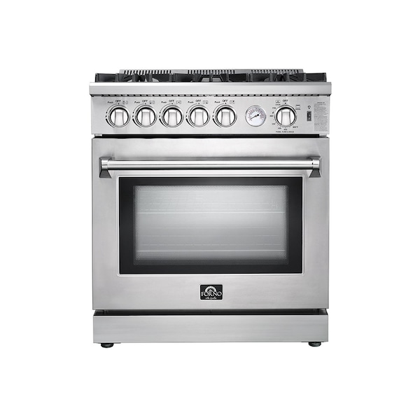 Forno Lseo Professional 30In. Freestanding Gas Range - FFSGS6275-30