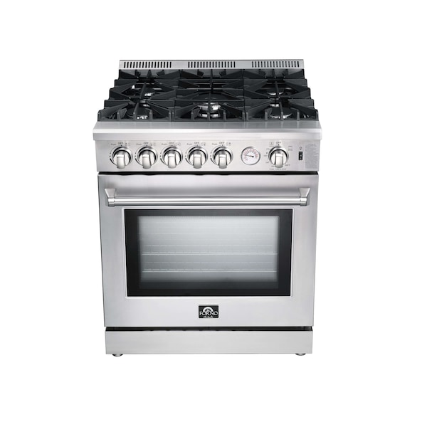 Forno Lseo Professional 30In. Freestanding Gas Range - FFSGS6275-30