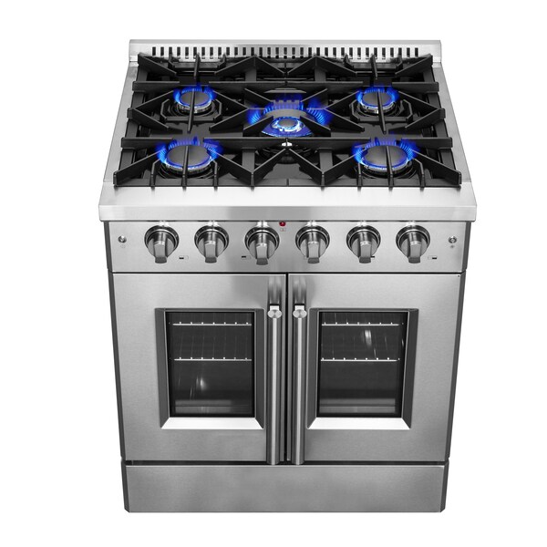 Forno Galiano 30In. Freestanding French Door Gas Range - FFSGS6444-30