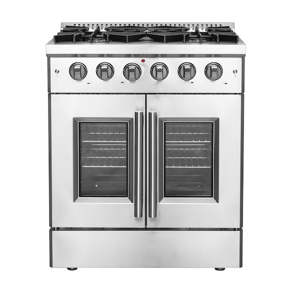Forno Galiano 30In. Freestanding French Door Gas Range - FFSGS6444-30