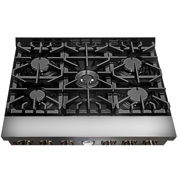 Forno Mazzanta 30In. Gas Range, 5 Burners - FFSGS6242-30S