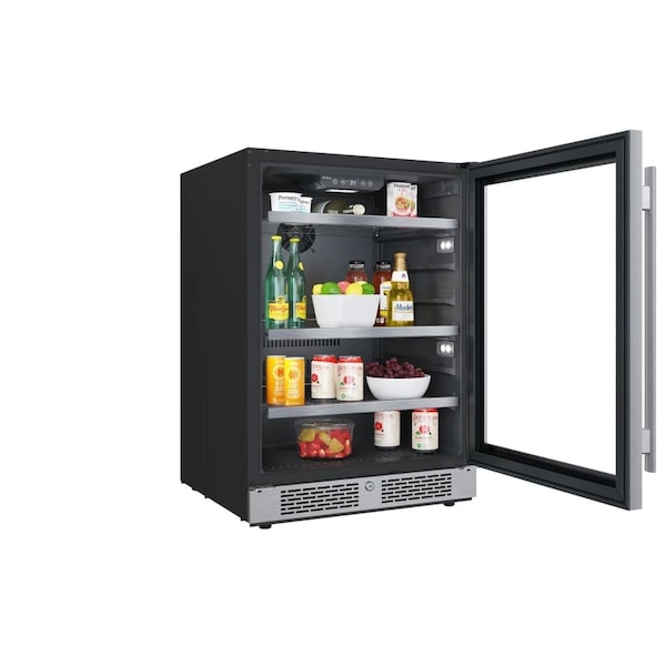 Avallon 24 Inch Wide 140 Can Energy Efficient Beverage Center - ABR242SGRH
