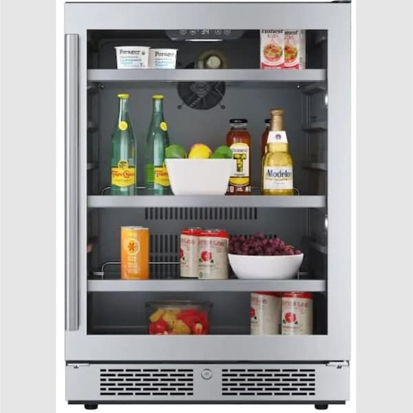 Avallon 24 Inch Wide 140 Can Energy Efficient Beverage Center - ABR242SGRH