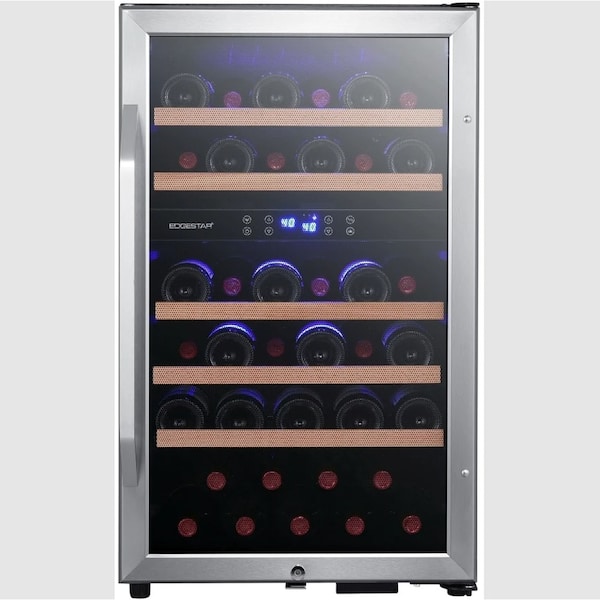 Edgestar 20 Inch Wide 38 Bottle Capacity Free Standing Wine Cooler - CWF380DZ