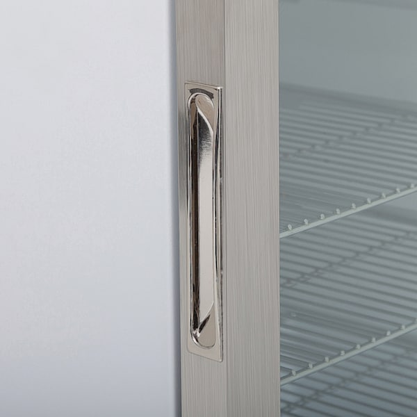 Whynter Beverage Refrigerator With Lock, Stainless Steel 90 Can Capacity - BR-091WS