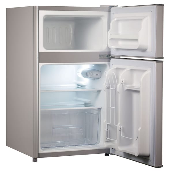 Black & Decker 2 Door Mini Fridge with Separate True Freezer, 1 Cubic Feet, VCM - BCRDK32V