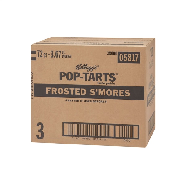 Kelloggs Pop-Tarts Frosted Open & Fold Display S'Mores Pastel 2 Piezas, PK72 - 3800022371

**Nota:** No estoy seguro de cómo traducir "pastry" en este contexto, por lo que lo traduje como "pastel".