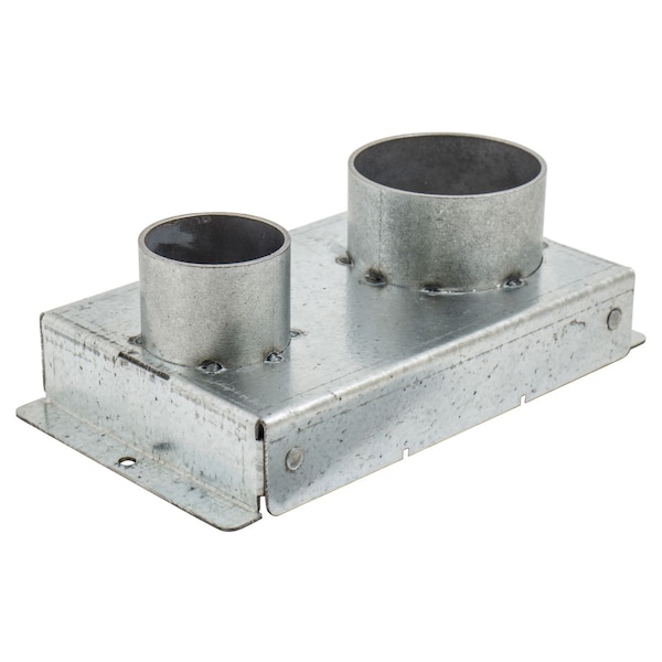 Hubbell Wiring Device-Kellems Recessed 8" Series, Replacement Fitting Box, (1) 1- 1/4" EMT and (1) 2" EMT - S1R8JNC10
