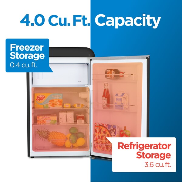 Commercial Cool 4.0 Cu. Ft. Freestanding Freezer - CCRR4LB