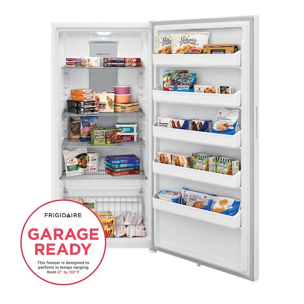 Almo 20 cu. ft. Upright Frost-Free Freezer with Reversible Door and LED Lighting - FFUE2022AW