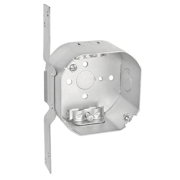 Southwire Electrical Box, 20 cu in, Octagon Box Type, Steel, Octagon Shape - 54171-FR