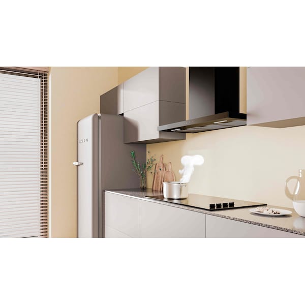 Distinct Kitchen And Bath Quatro Slim 36" 489 CFM Convertible Wall Mount Range Hood with Mesh Filter and Light - Quatro Slim 36 B