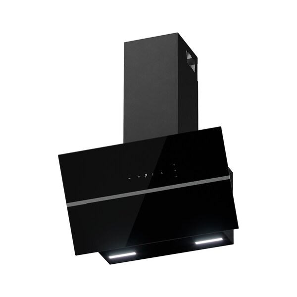 Distinct Kitchen And Bath Diamond Mini 30" 474 CFM Convertible Wall Mount Range Hood with Mesh Filter and Light - Diamond Mini Black 30