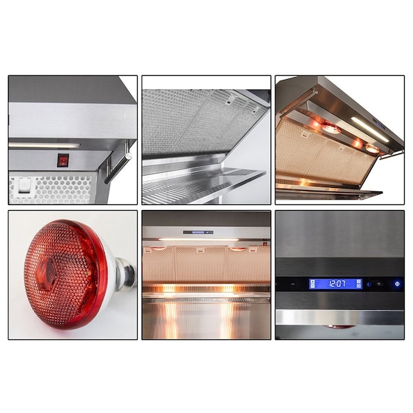 Forno Savona 36In. Wall Mount Range Hood w/Hybrid Filters & Back Splash - FRHWM5029-36HB