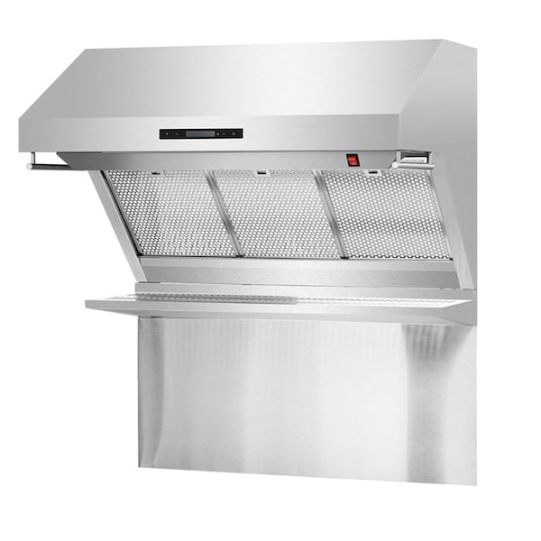 Forno Savona 36In. Wall Mount Range Hood w/Hybrid Filters & Back Splash - FRHWM5029-36HB
