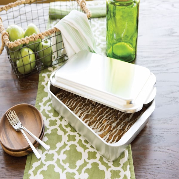 Nordic Ware Nordic Ware Naturals 9 in. W X 13 in. L Bake Pan Silver 2 pc - 46320