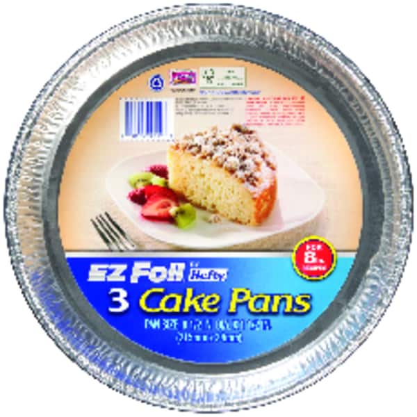 Ez Foil Hefty EZ Foil 8-1/2 in. W X 8-1/2 in. L Cake Pan 3 - 90819