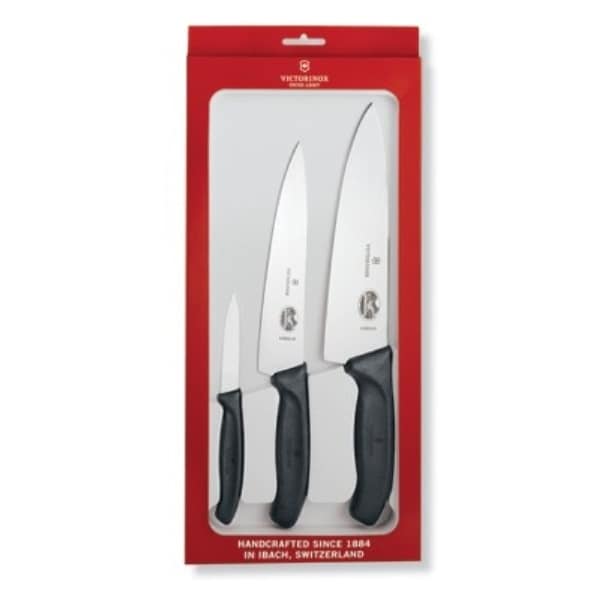 Swiss Army Brands 2024 Victorinox 6.7000.3Us1 Kitchen Swiss Classic Sets 3-Piece Chef'S Set Black Packaged - VIC-6.8063.20-X1
