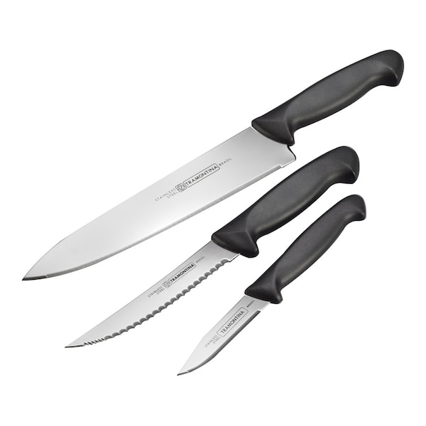 Tramontina KNIFE SET BLL STMPD 3PC - 80020/505