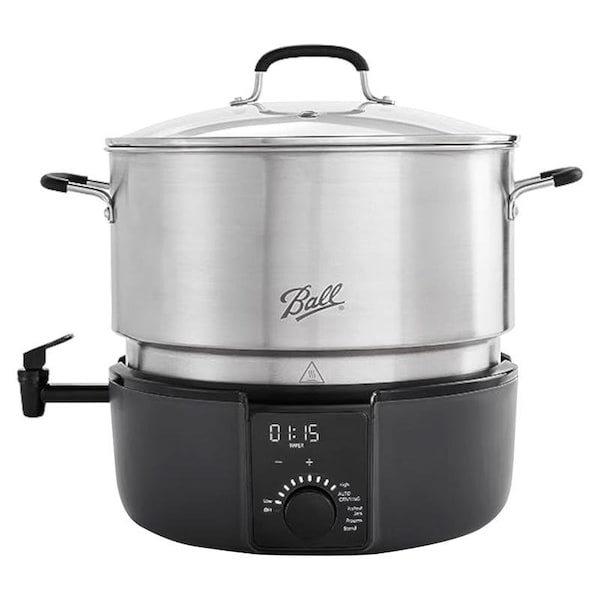 Ball Easy Canner Aluminum Bath Water Canner 21 qt Silver - 2177240