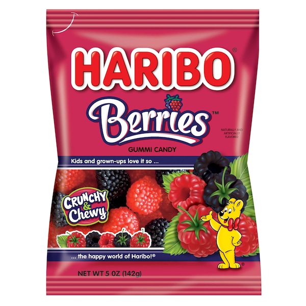 Haribo Dulces de Bayas 5 oz., paquete de 12 - 70522.