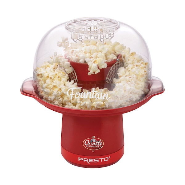 National Presto Hot Air Popper 20Cup Red - 04868