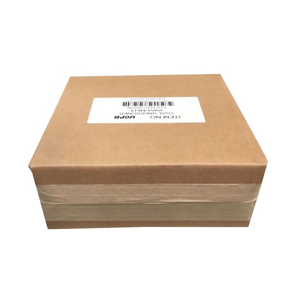 Lodge Lodge Oval Wood Walnut Stain Underliner, PK6 - UOPB