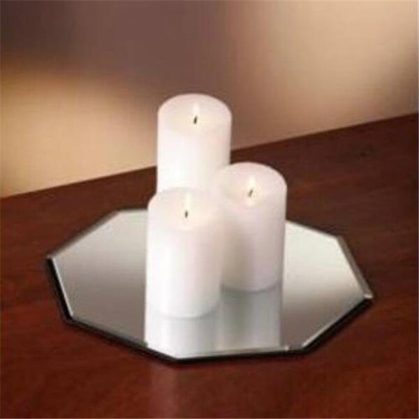Studio Silversmiths StudioSilversmiths 43588 13 in. Octagon Mirror Tray-Pack of 8 - 43588
