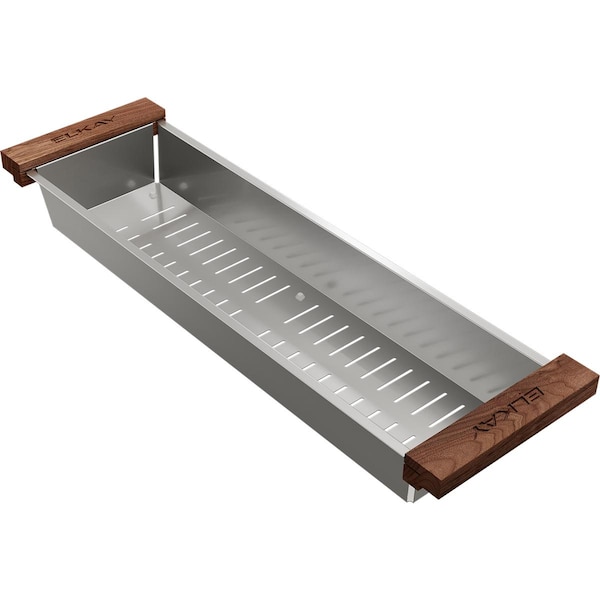 Elkay Dart Canyon Stainless Steel 6-7/16"x21-1/2"x2-1/2" Colander - LKC0722LSS