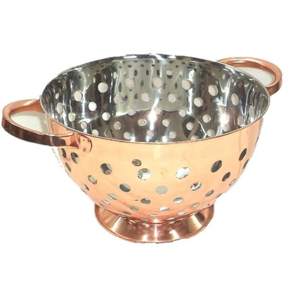 Starcrafts Starcrafts 72163 5 qt. Stainless Steel Colander; Copper - 72163