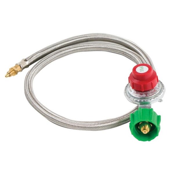 Bayou Classic Bayou Classic M5HPR Stainless 10 psi Hose- Adj.Regulator - M5HPR