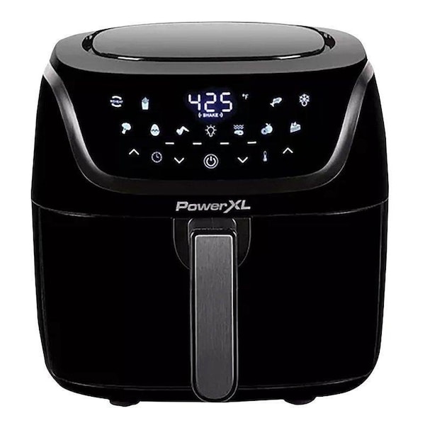 Applica Consumer Products PowerXL Air Fryer, 4 qt Capacity, 1200 W, 1-Basket, Digital Control, Black - PXLVP-4B