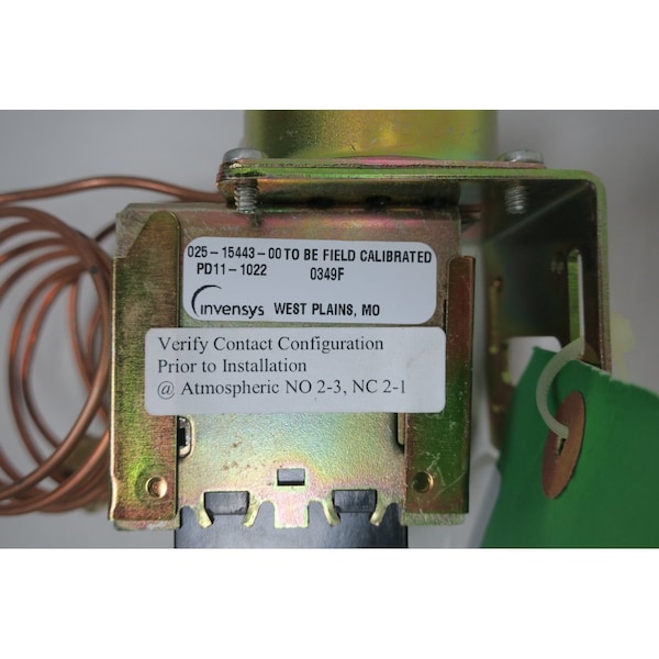 York Genuine Oem Pressure Control Chiller Parts And Accessory - 025-15443-000