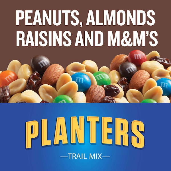 Mezcla de frutos secos y chocolate Planters Planters Snack Nut Chocolate Trail Mix, bolsa de 2 oz, paquete de 72 - 10029000000275