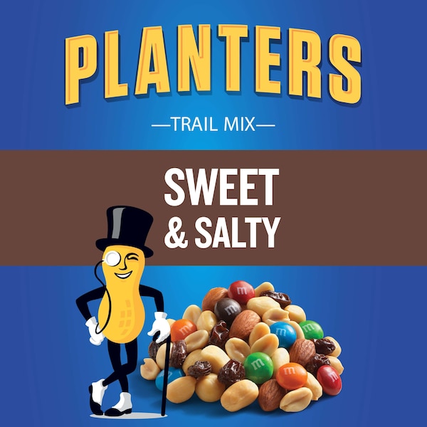 Mezcla de frutos secos y chocolate Planters Planters Snack Nut Chocolate Trail Mix, bolsa de 2 oz, paquete de 72 - 10029000000275