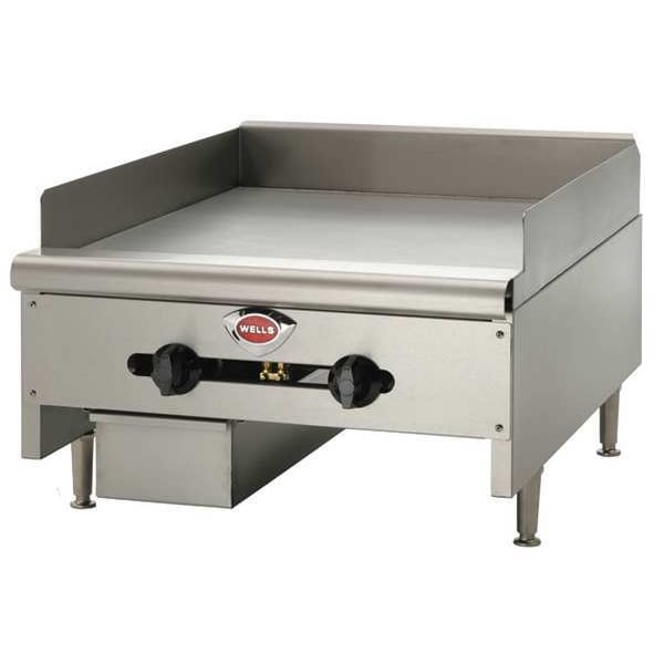 Wells Manufacturing Natural Gas Griddle, 36 x 23-9/16 In - HDG3630