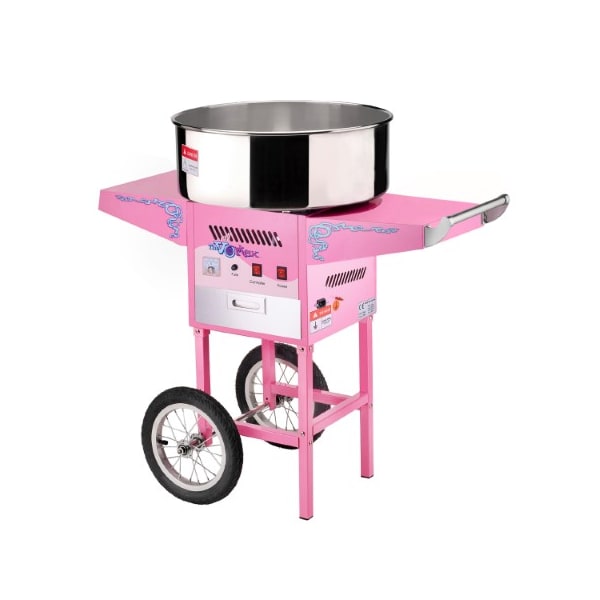Great Northern Popcorn Cotton Candy Machine and Cart, Vortex Floss Maker, Stainless Steel Pan, Storage Drawer for Parties - 927538ZFV