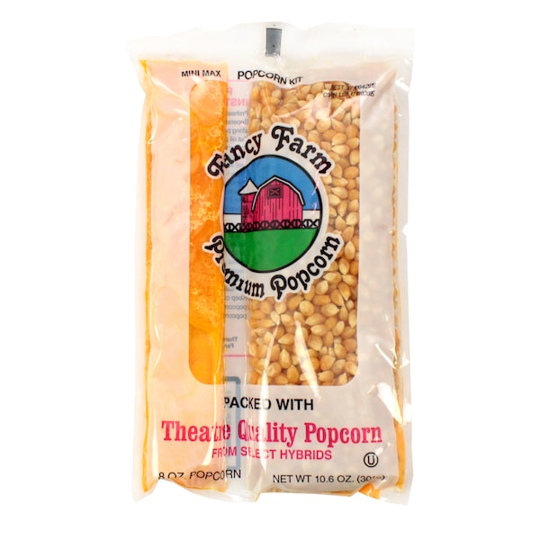Fancy Farms Kit Mini Maxi de Palomitas de Maíz 10.6 oz, PK24 - 4050-80