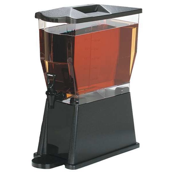 Carlisle Foodservice Beverage Dispenser, Single, 3 Gal, Black - 1085203