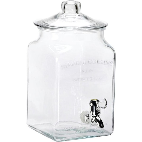 Oneida Oneida 93474 Beverage Dispenser, 1.5 gal Capacity, Glass Container, Clear - 93474