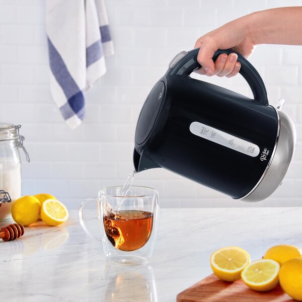 Rise By Dash Black Polypropylene 1.7 L Electric Tea Kettle - REK170GBBK06
