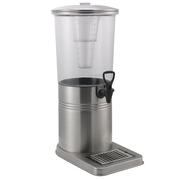 Service Ideas Levigo Cold Beverage Dispenser with Black Spigot, 3.5 Gallon - LEV35GBS